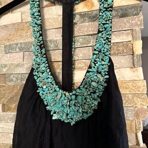 Bebe embellished top size small